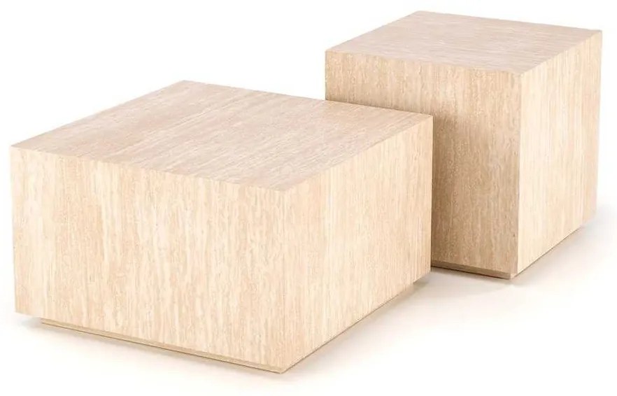 Palmer dohányzóasztal - négyzet, bézs