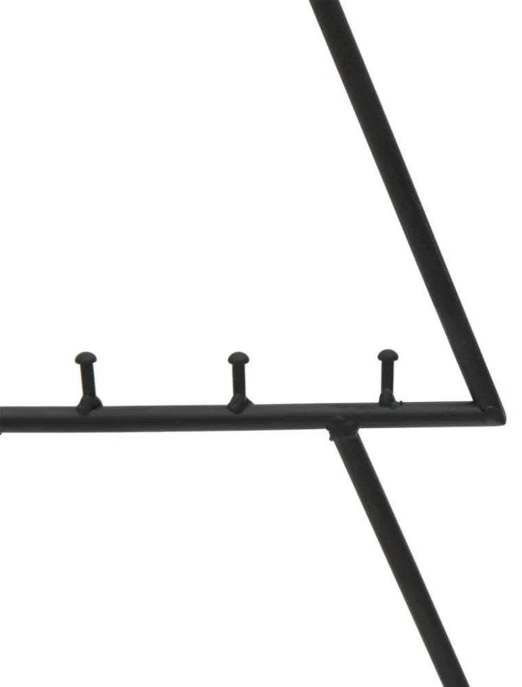 vidaXL fekete fém karácsonyfa dekorációhoz 60 cm