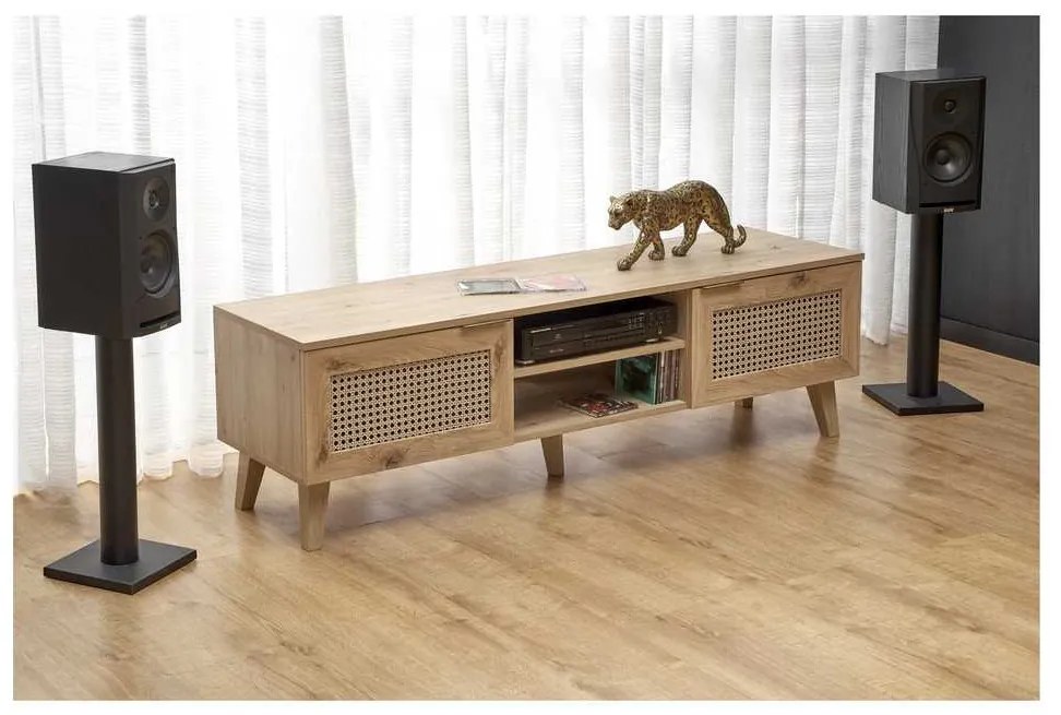 Rustico TV állvány, artisan tölgy