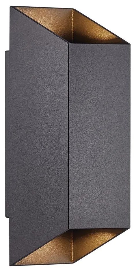 Nordlux Nordlux - Kültéri fali lámpa NICO 2xGU10/35W/230V IP54 fekete NX0076