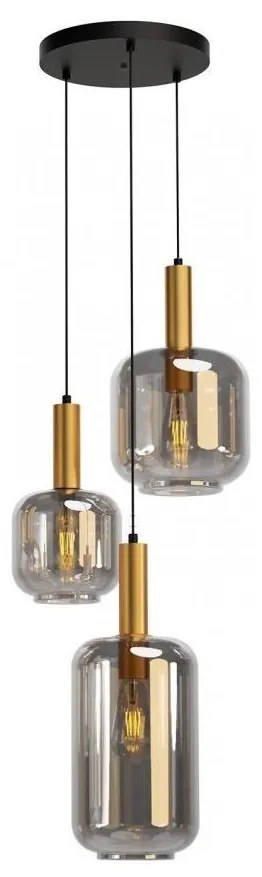 Redo 01-3198 - Csillár zsinóron BRINA 3xE27/23W/230V