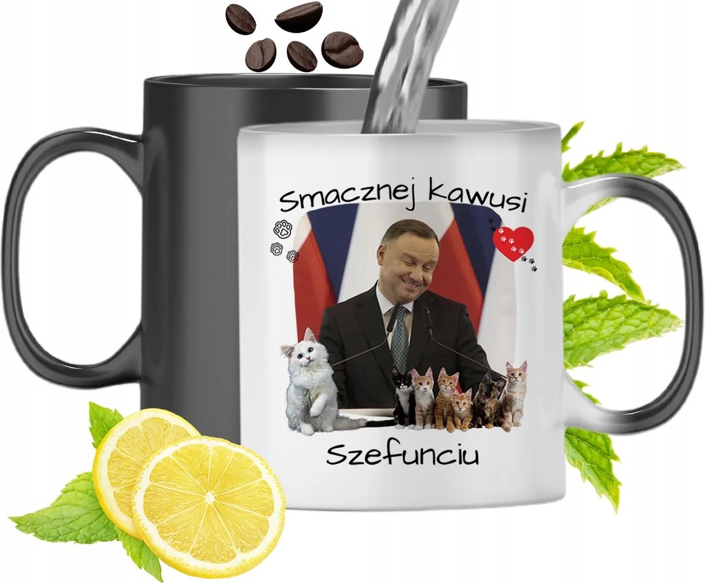 Duda András Színváltó Mágikus Bögre fényképes nyomtatással