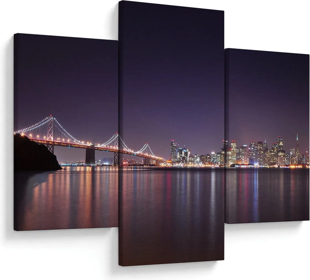 Kilátás San Francisco-ra, California (90x60 cm)