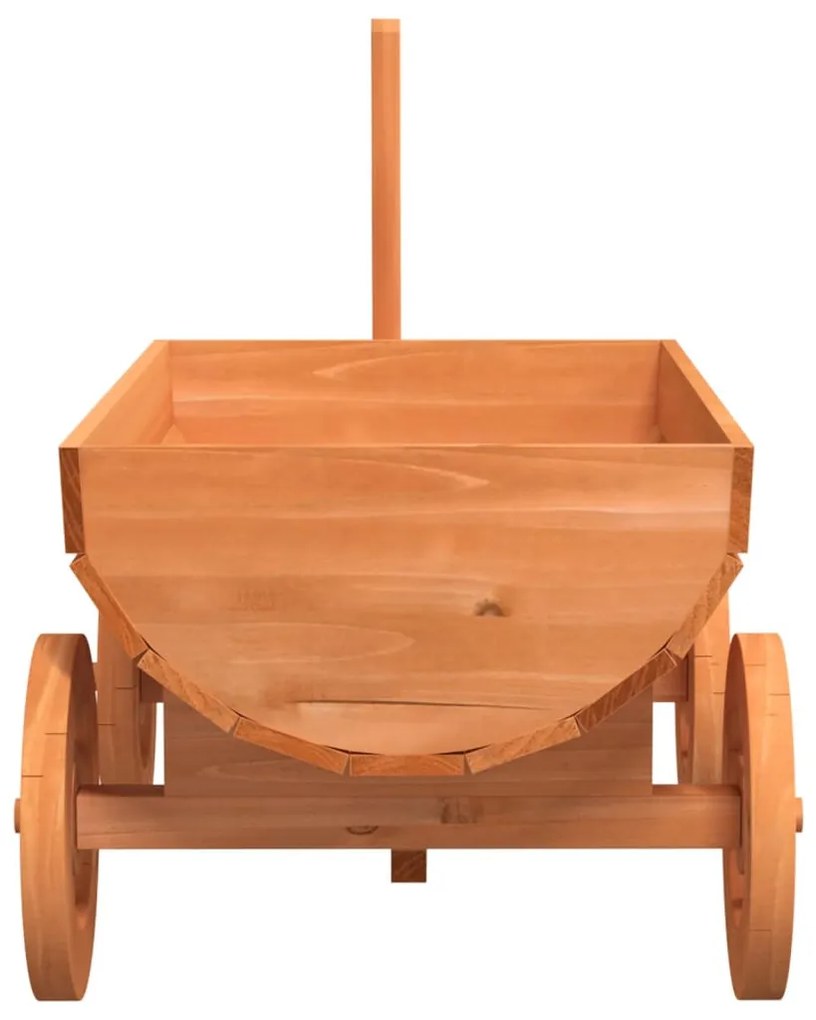 tömör fenyőfa dekoratív kocsi 70x43x54 cm