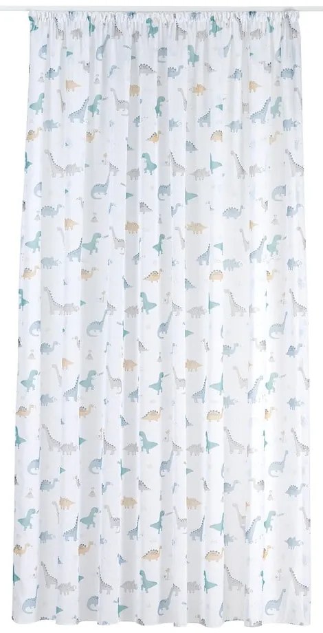Átlátszó gyerek függöny 300x245 cm Dino - Mendola Fabrics