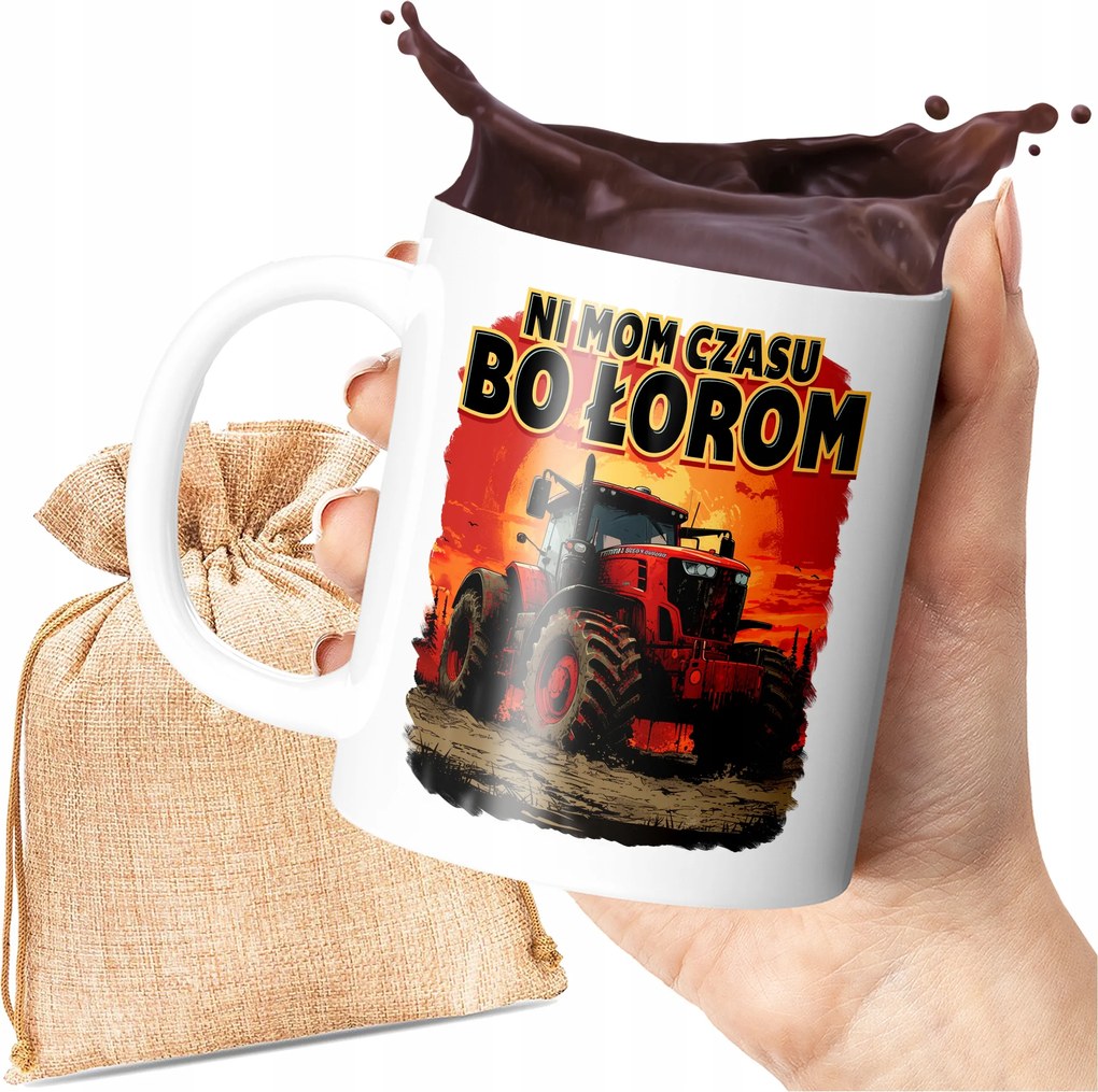 Nyomott Mintás Bögre Ajándék A Gazdának Kávézáshoz Kerámia 330 ML