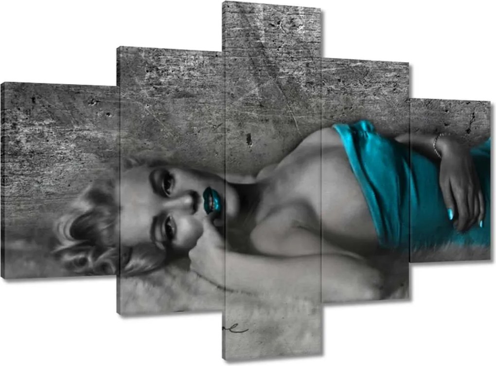 Festmények 100x70 Marilyn Monroe szájjal