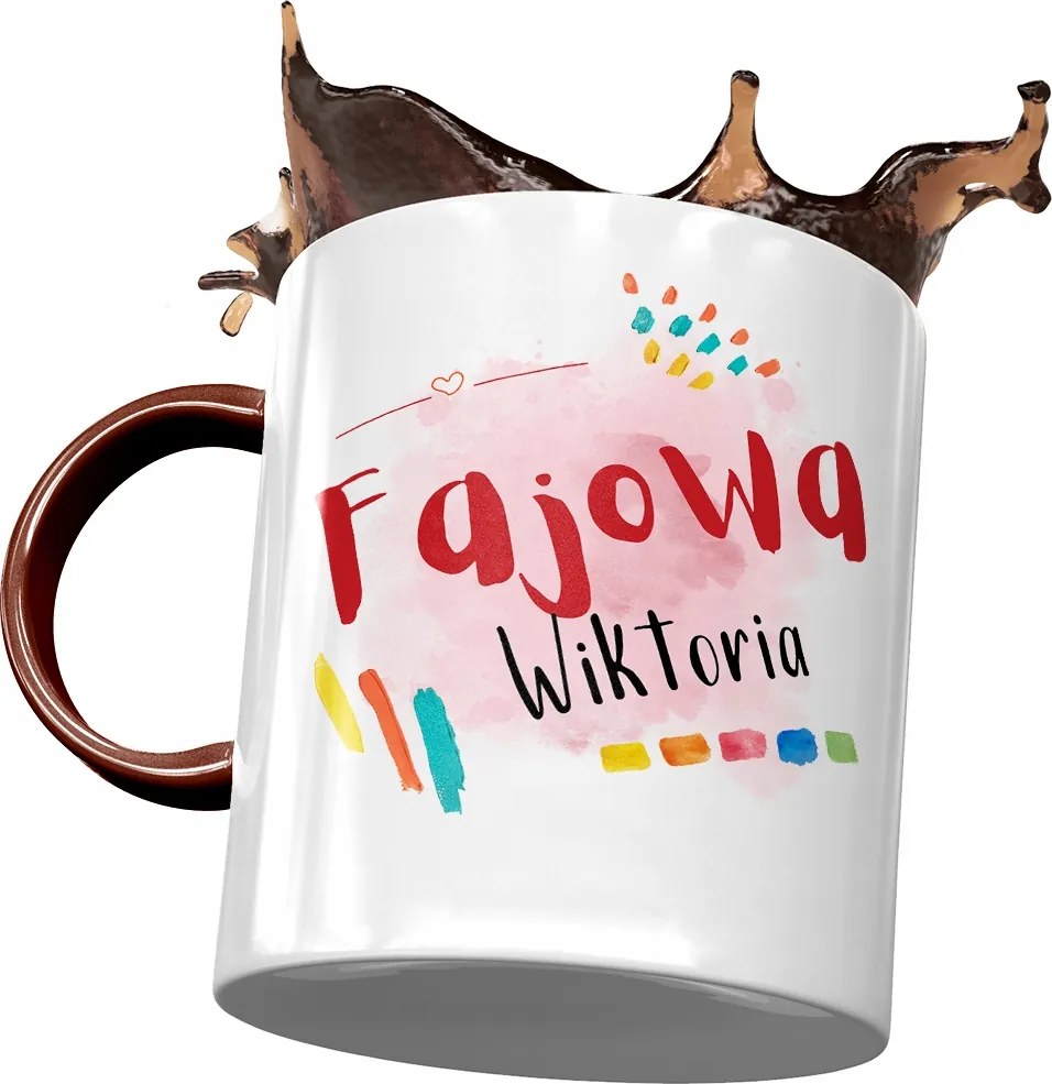 Bordó Bögre Viktória Barátnőknek Ajándék Nyomtatott Fotóval