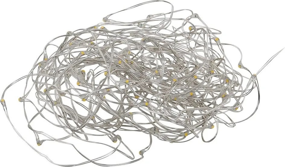 TWINE LIGHTS LED égősor USB csatlakozóval, átlátszó 100 égő