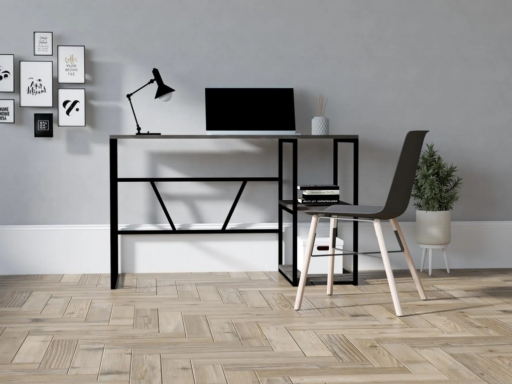 PC asztal Tonove 2 (antracit) . Akció -21%. 1094890