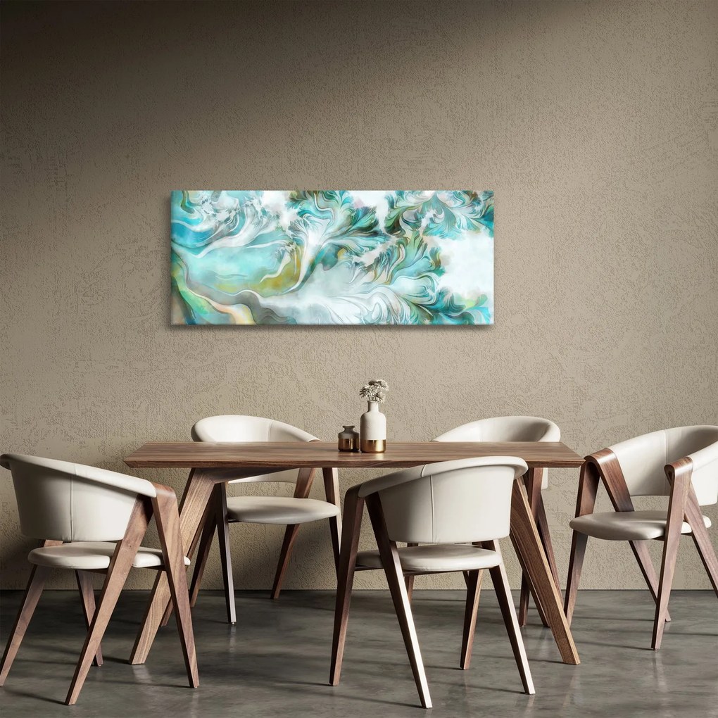 Kép - Absztrakt minták festése (120x50 cm)