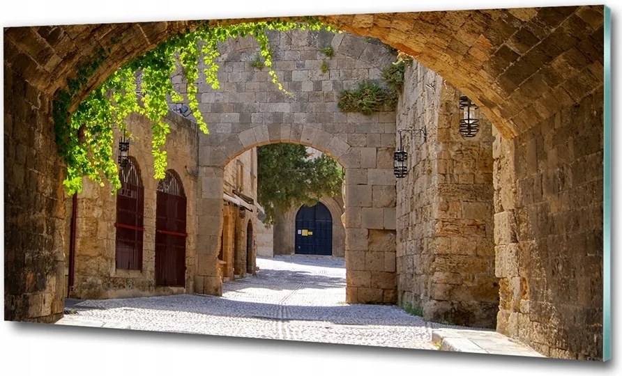 Fotó kép edzett üveg Felhőkarcolók 100x70