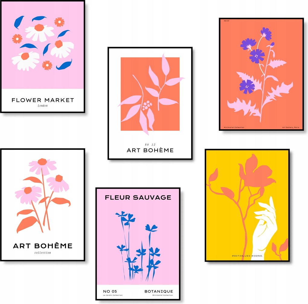 Poszterek A Konyhába Poszter Szett Konyhai Poszter 6 db *Sok minta A3*