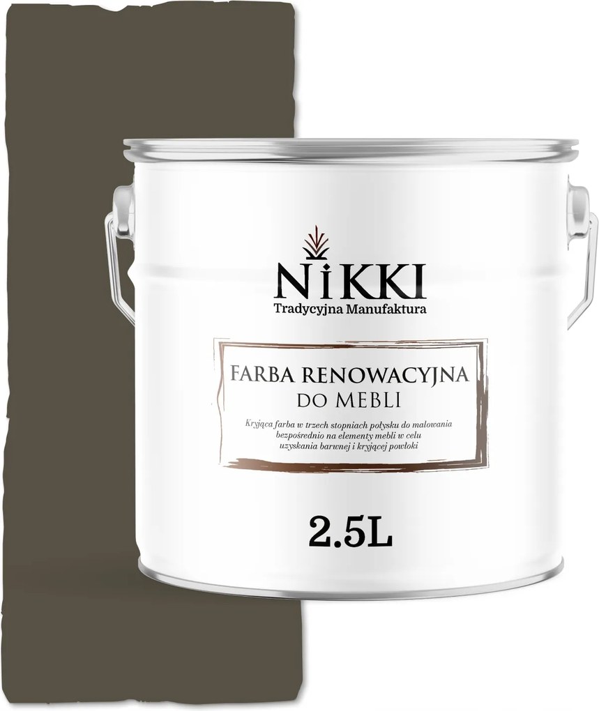 Konyhabútor Festék Szekrény Frontok Szürke Barna RAL7013 Szatén 2,5L