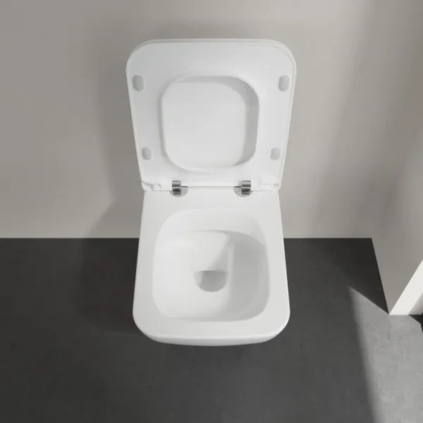 Villeroy & Boch 9M79S101 - VENTICELLO lassan záródó WC-ülőke, fehér
