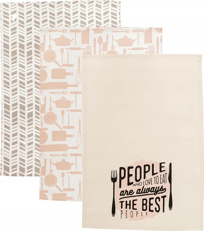 Mg Konyhai Törlőkendő 40x60 Pamut Szett 3db-os Best People