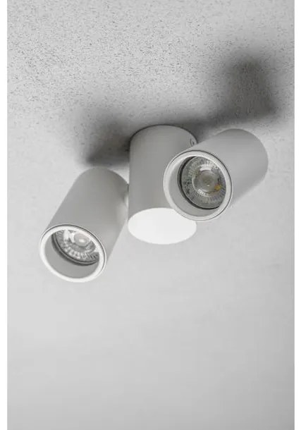Lámpa Mennyezeti lámpatest LUPO, aluminium, 17.5x5.6x11.5, IP20, 2*GU10, max. 50W, kör, fehér