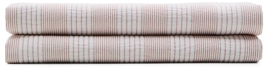 Piros-fehér pamut steppelt ágytakaró 240x260 cm Macie – Kave Home