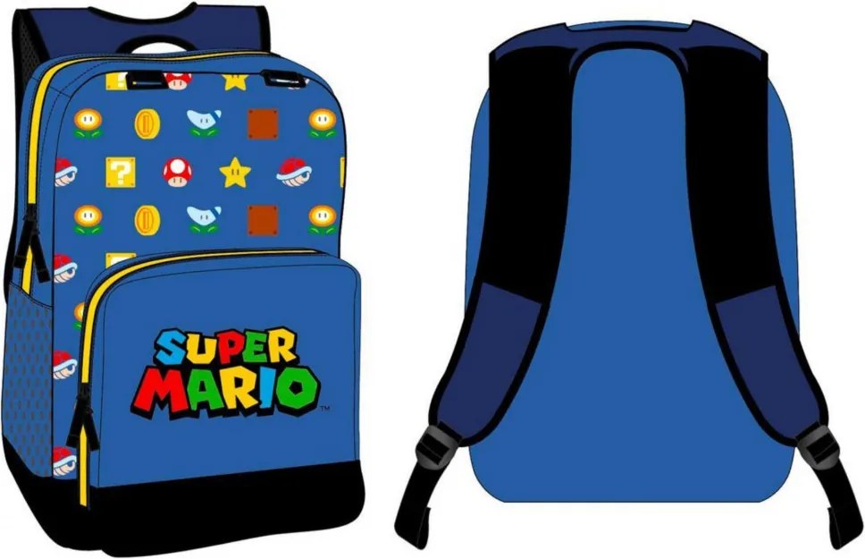 Super Mario Level-Up hátizsák, táska 35 cm