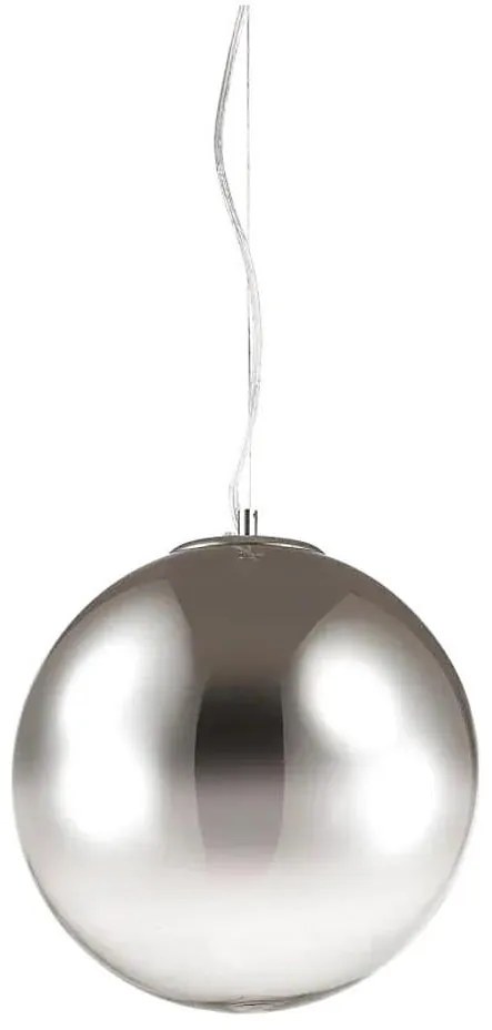 Ideal Lux - Csillár zsinóron MAPA 1xE27/42W/230V átm. 40 cm szürke/füstös