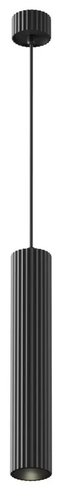 MAYTONI P106PL-01-GU10-B CALIPSO Hengeres Függesztett Lámpa Fekete GU10 IP20
