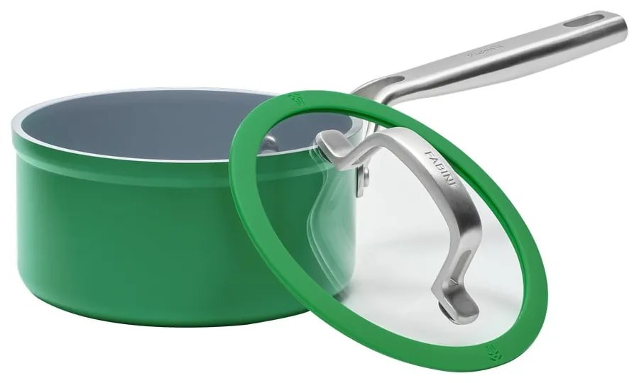 Indukciós tűzhelyhez alkalmas edény fedővel-kerámia felülettel 1,3 l Meda 3.0 – FABINI