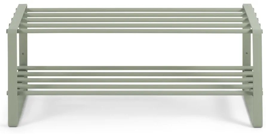 Szürkészöld fém cipőtartó 70x29x27 cm Rex – Spinder Design