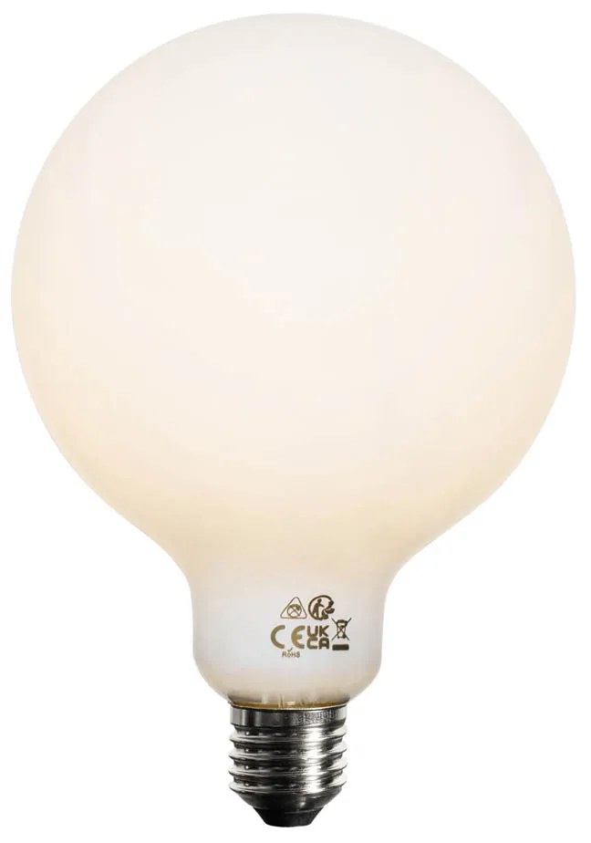 5 db E27 3-lépcsős dimmelhető LED izzó opál üveg G125 4W 450lm 3000K