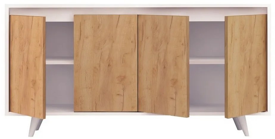 Nossa Oak and White szekrény
