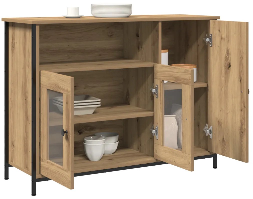 Széf kézműves tölgy 100 x 35 x 75 cm Faanyag