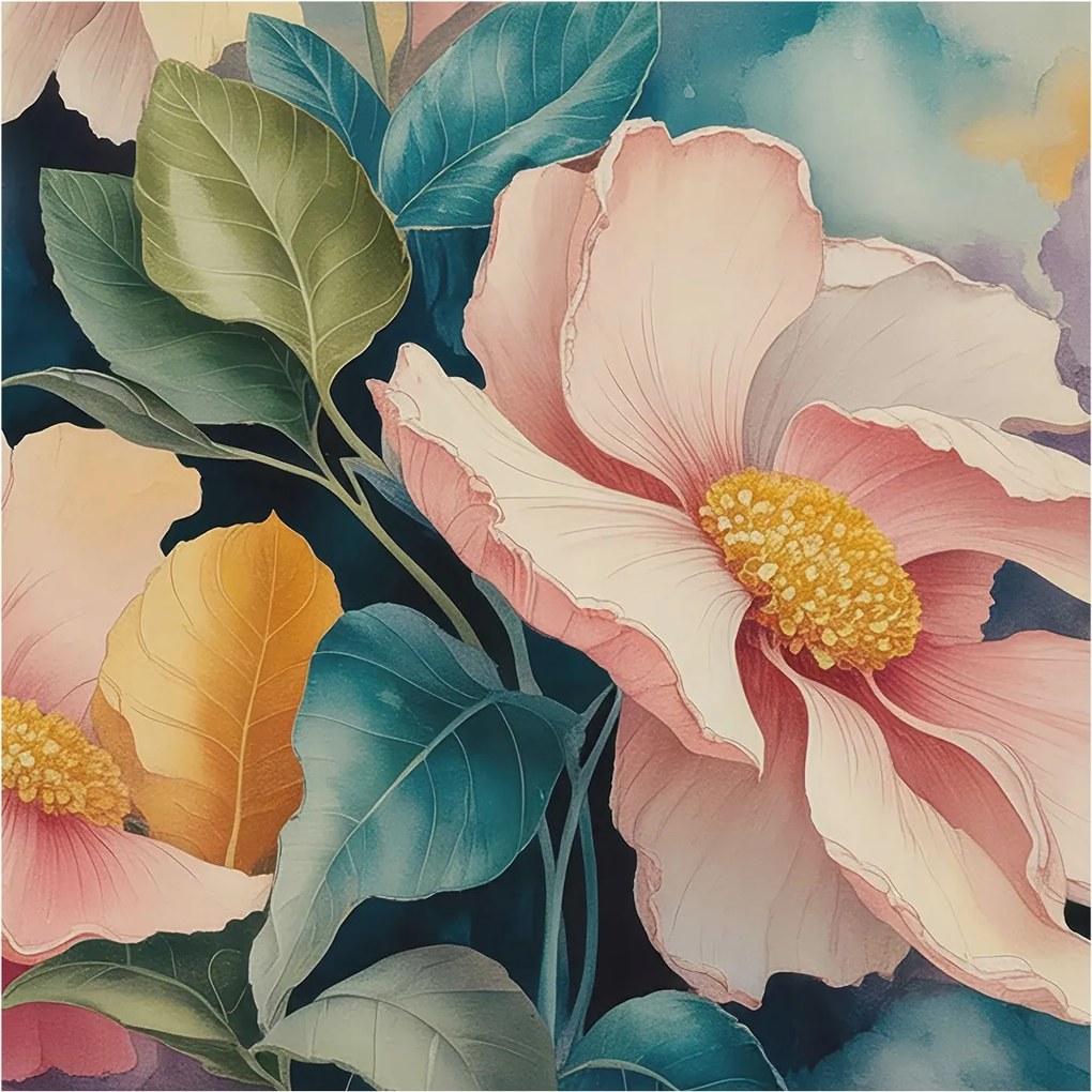 Dekoratív Fotótapéta Hálószobába Virágos elegancia 250x250