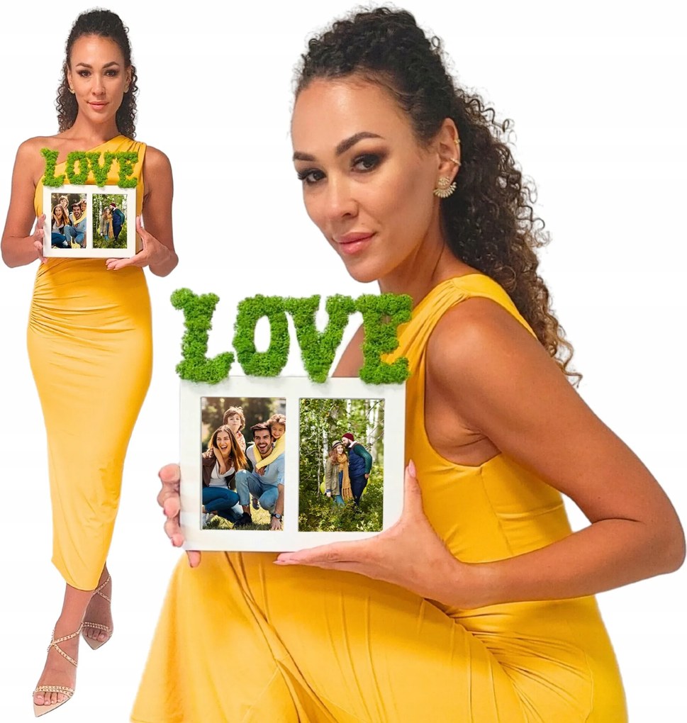 Fa Képkeret Moha Chrobotek Szeretőknek, moha dekoráció