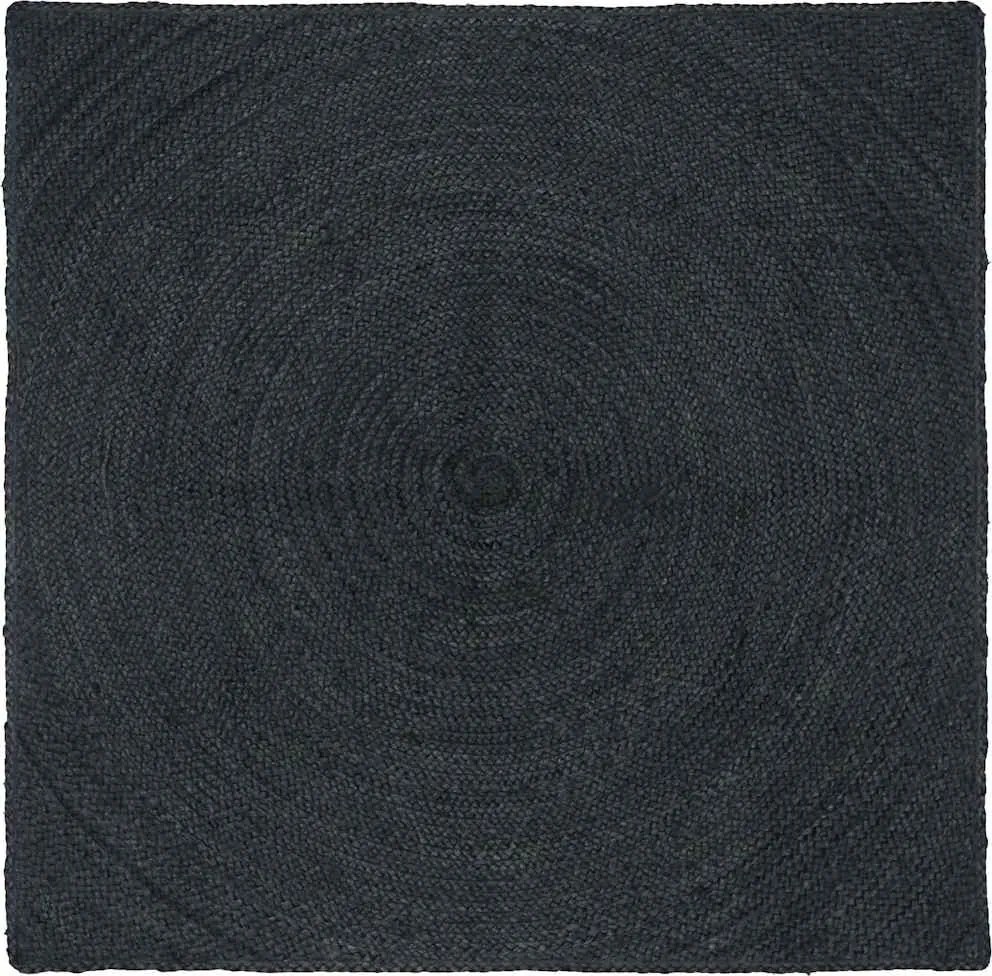 vidaXL Területszőnyegek Négyzet Sötétszürke 160 x 160 cm Juta