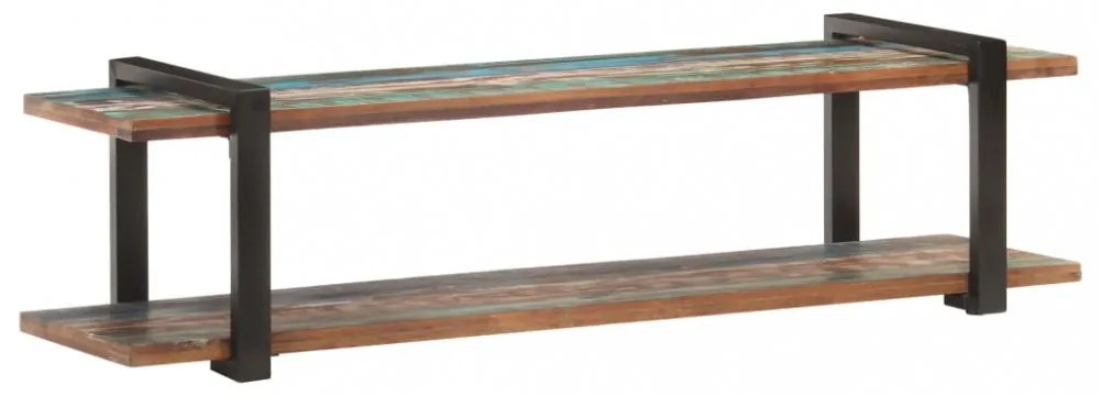 tömör újrahasznosított fa TV-szekrény 160 x 40 x 40 cm