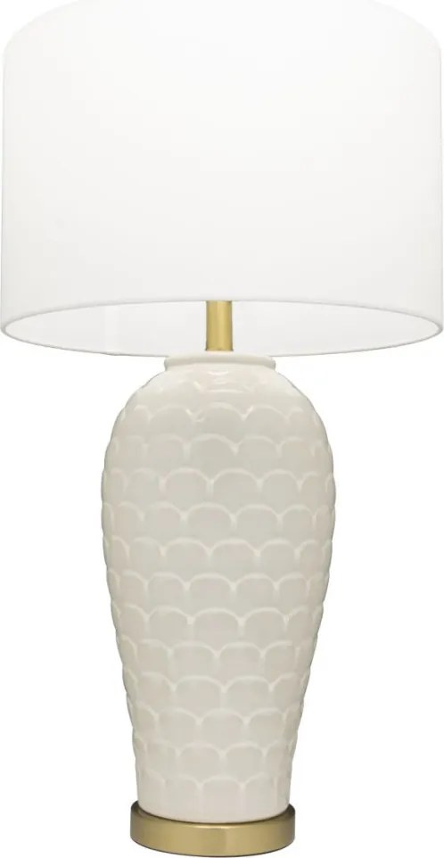 Cosmolight MURCIA T01033BR-WH Asztali lámpa 1x40W/E27 IP20
