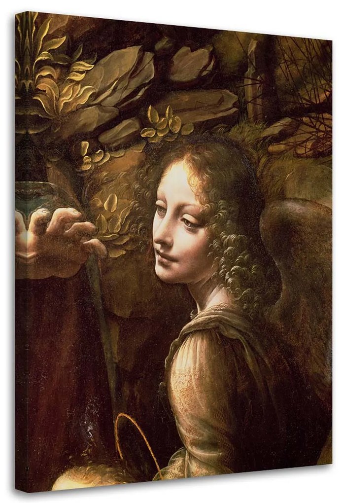 Gario Vászonkép Madonna a barlangban - Leonardo da Vinci, reprodukció Méret: 70 x 100 cm