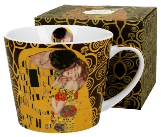 Klimt A Csók porcelán nagy bögre díszdobozban 610 ml