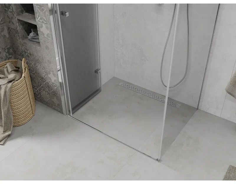 Mexen Lima zuhanykabin 70x120cm, 6mm üveg, króm profil-átlátszó üveg, 856-070-120-01-00