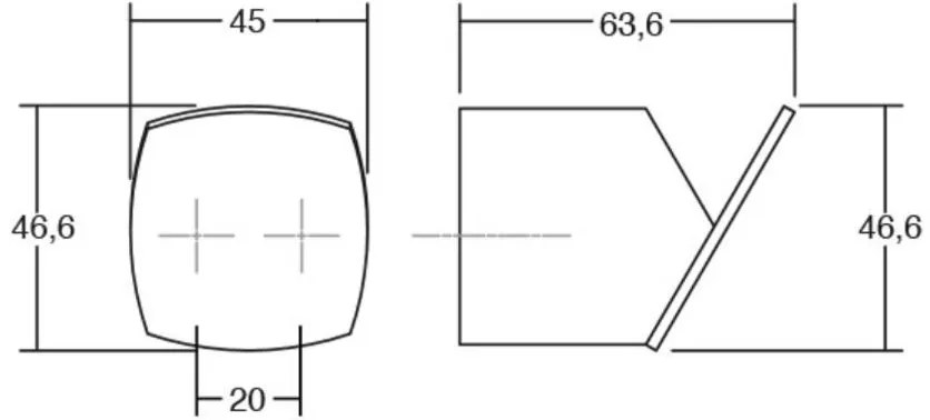 Fogas Viefe MEGG fa-fém, dió + láva szürke EI