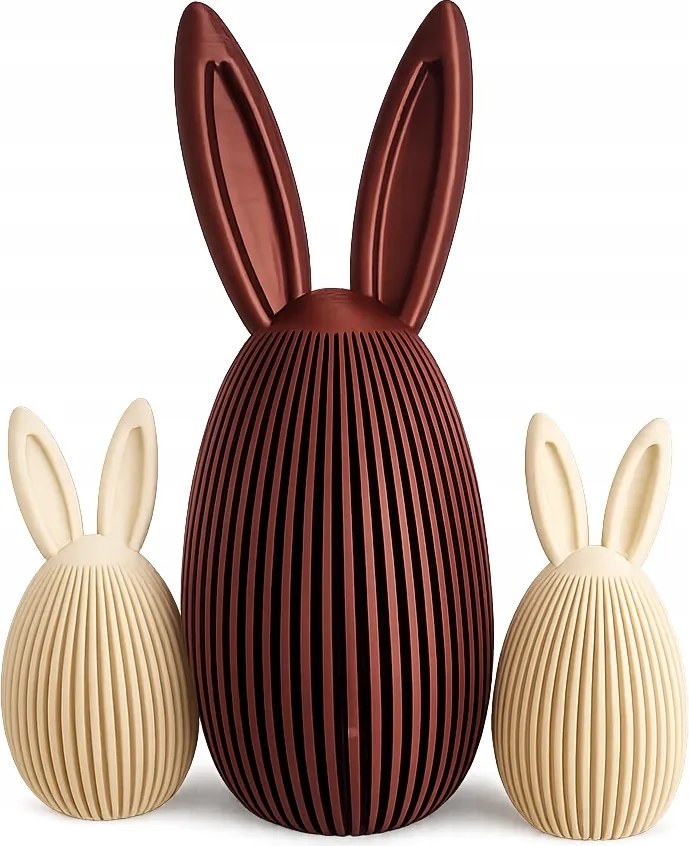 Modern nyuszifüles 15 cm Húsvéti dekoráció Színes figura