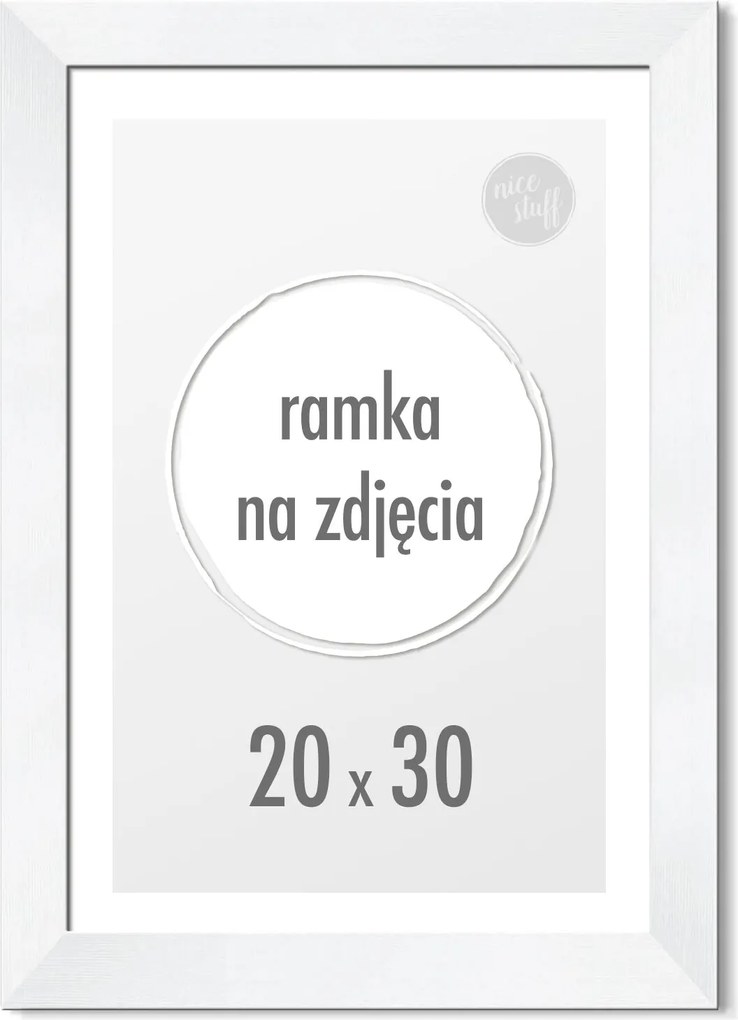 Képkeret 20x30 cm 30x20 Fehér