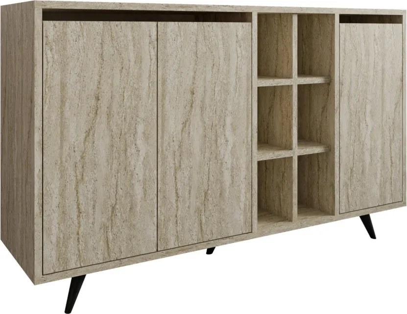 Seria komód, travertin, 140 cm