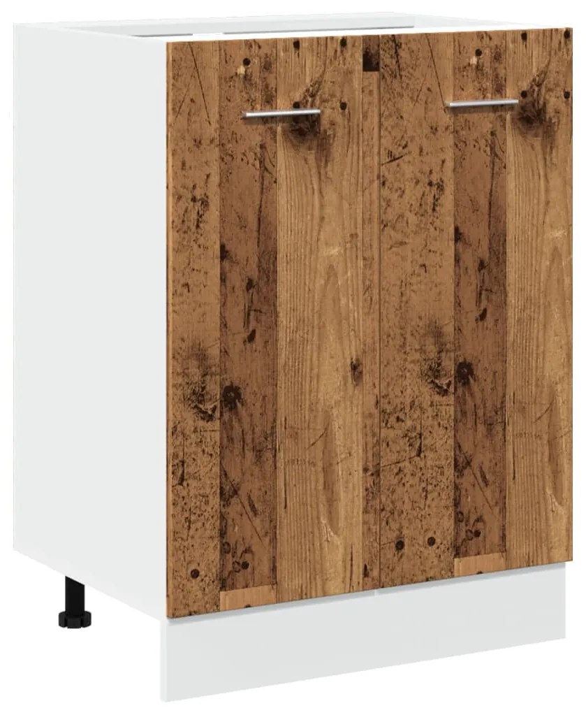 “Lyon” antik fa színű szerelt fa alsószekrény