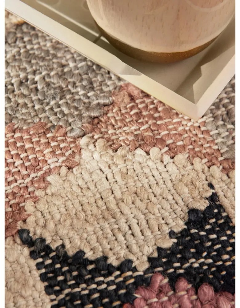 Szürke kézi szövésű juta szőnyeg 200x300 cm Roya Parsa – Elle Decoration