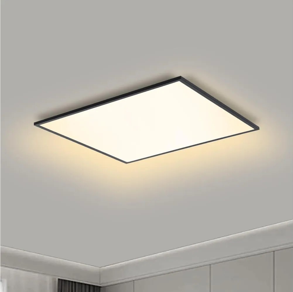 Brilagi - SLIMFRAME dimmelhető LED lámpatest 36W/230V 45x45 cm fekete + távirányító