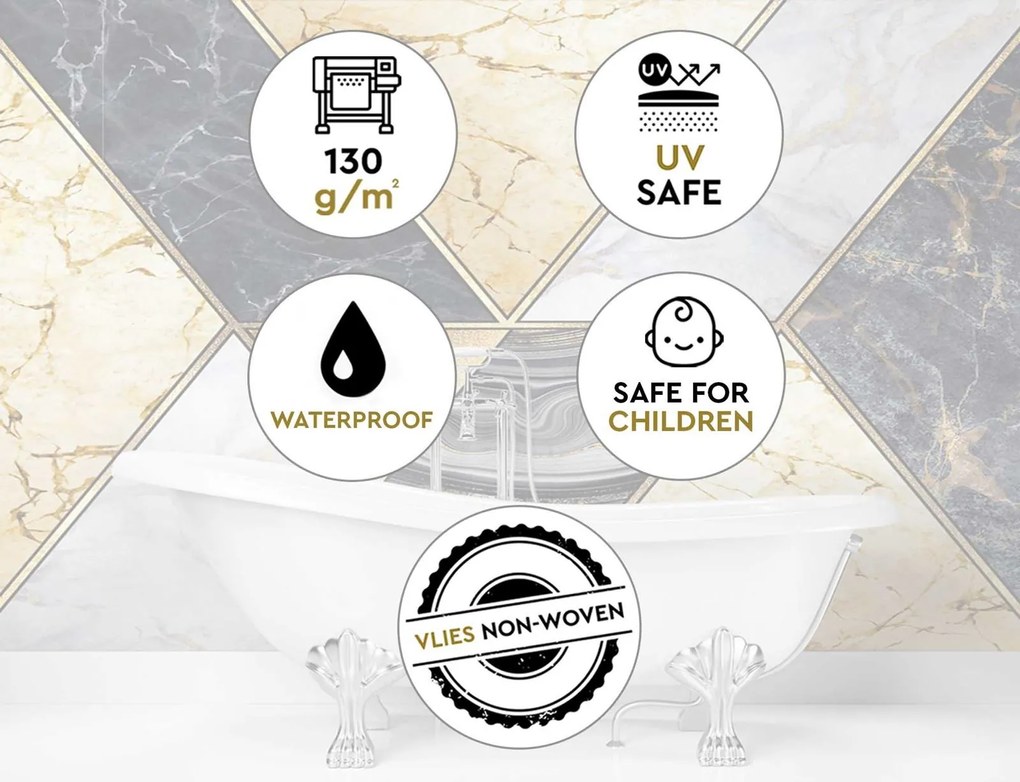 Gario Fotótapéta Márvány textúra Anyag: Vlies, Méret: 350 x 245 cm