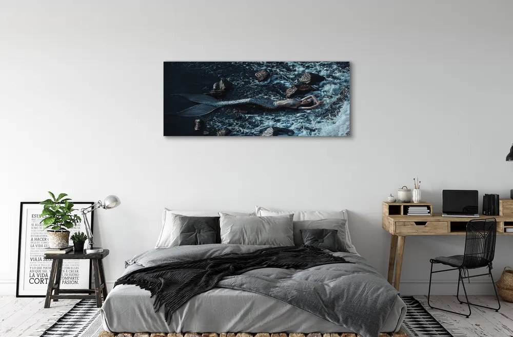 Canvas képek tenger sziréna 100x50 cm