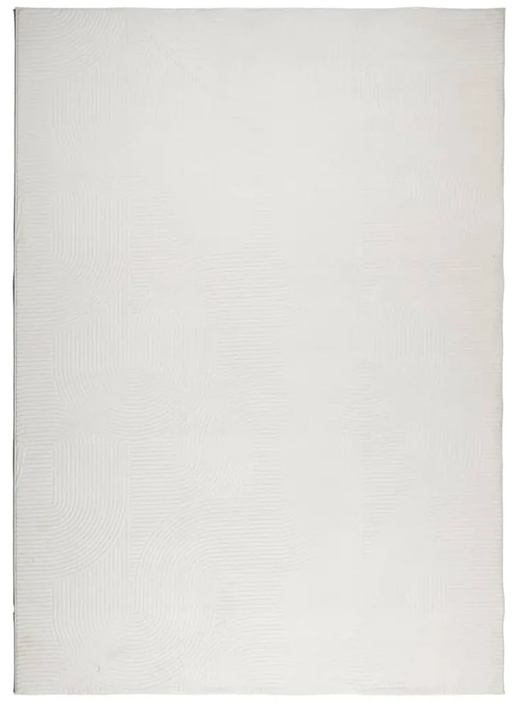 IZA krémszínű rövid szálú skandináv stílusú szőnyeg 240x340 cm