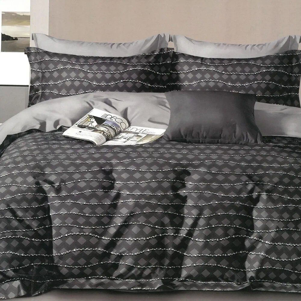 Ágynemű Homa PRODA GREY 7-rézes 140X200 cm