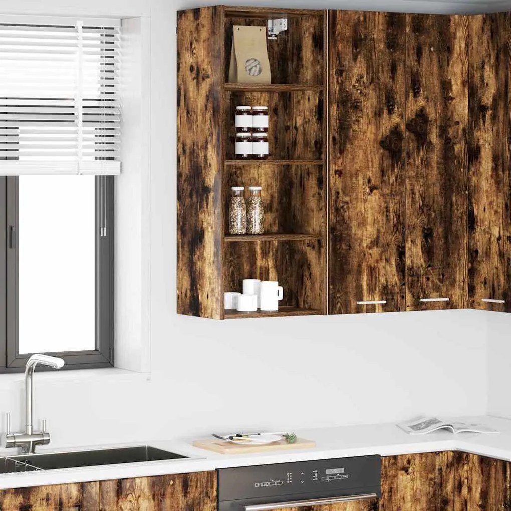 Függő szekrény Riga Füstölt tölgy 40 x 29,5 x 100 cm Faanyag